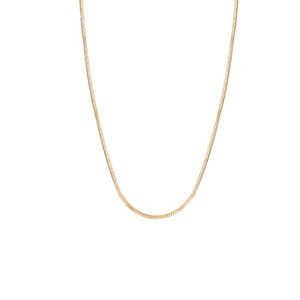 Nevenka 18K Gold Plated Herringbone Necklace Snake Bone Chain for Women Girl Gifts Jewelry