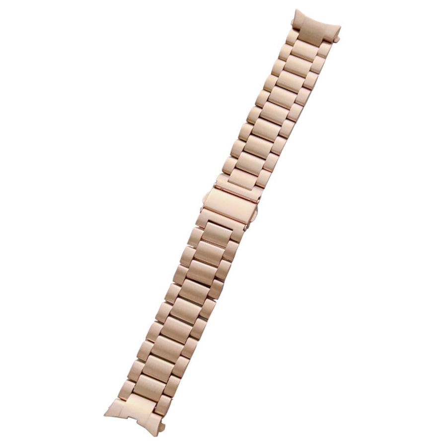 Nevenka 20mm Stainless Steel Metal Samsung Watch Strap for Galaxy Watch 4/5-RoseGold