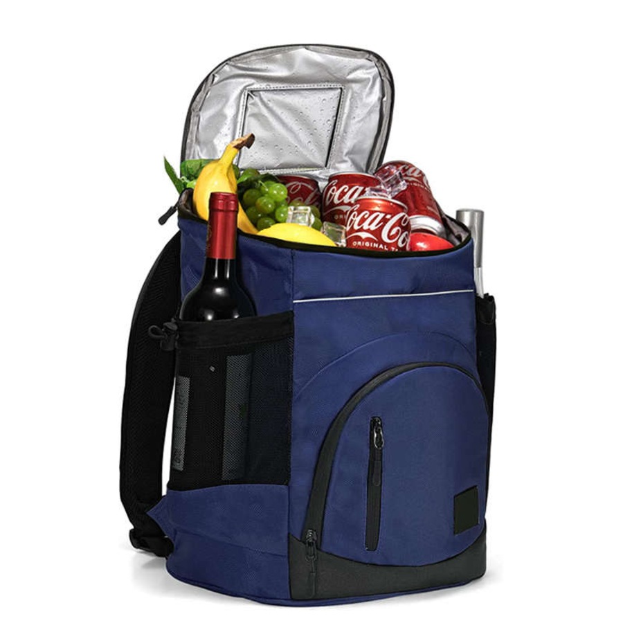 Nevenka 30L Cooler Backpack Insulated Bag Leakproof Collapsible for Camping-Blue