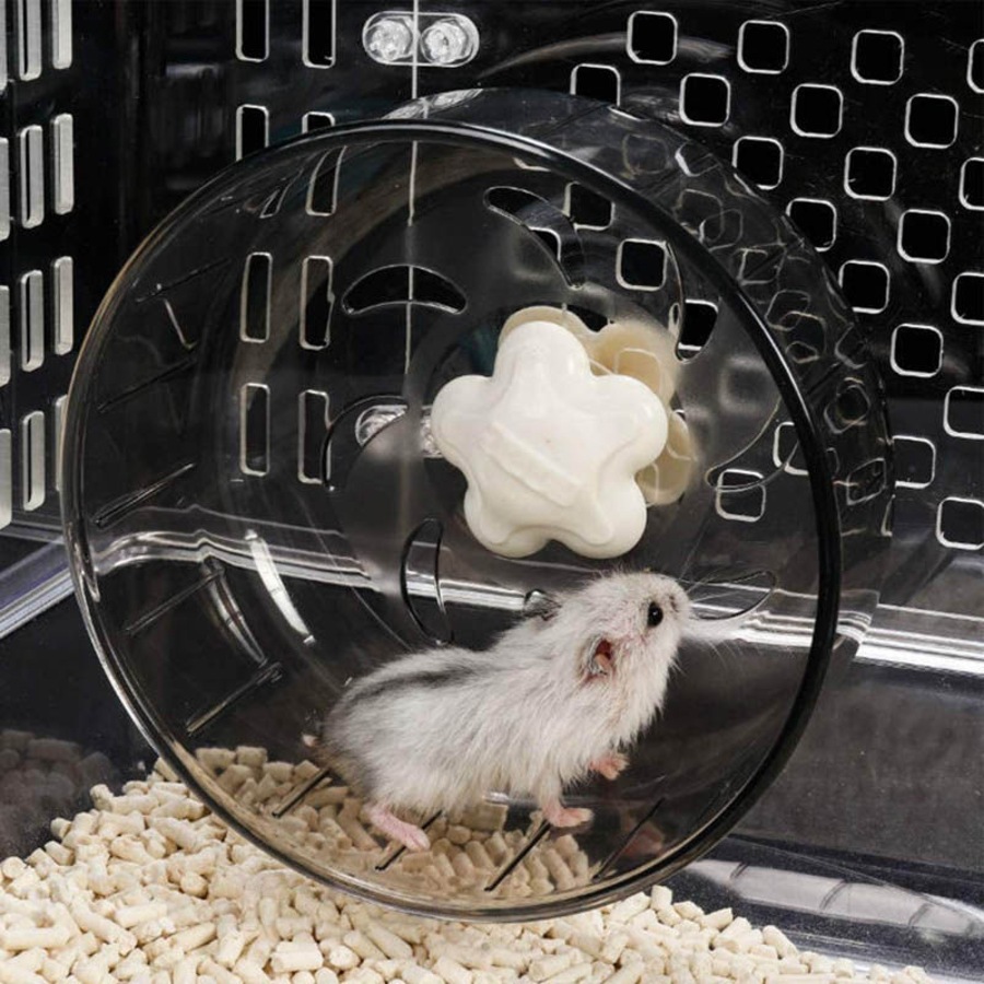 Nevenka 5.1 Inch Silent Hamster Wheel Exercise Running Wheel-Gray