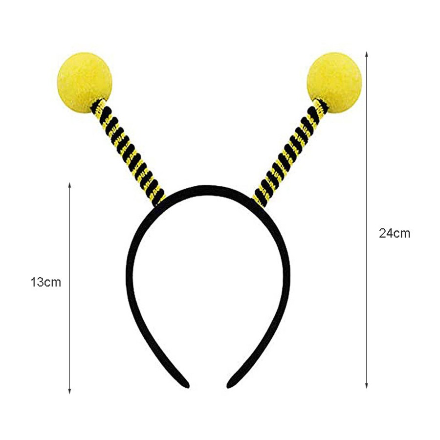 Nevenka 6 Pcs Bee Antenna Headband for Kids Adults Halloween Cosplay