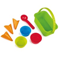 Nevenka 8Pcs Ice Cream Shop Sand and Beach Toy Kit for Kids Todders