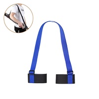 Nevenka Adjustable Skiing Pole Handle Strap Nylon Carrier Ski Strap-Blue