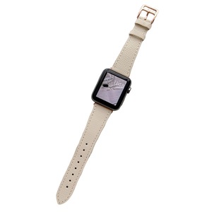 Nevenka Apple Watch Palm Print Leather Strap for iWatch Ultra Series 8 SE 7 6 5 4 3 2 1-Beige