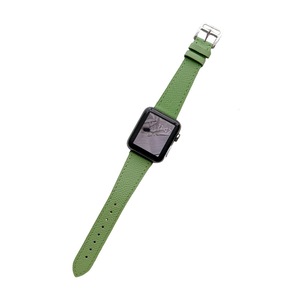 Nevenka Apple Watch Palm Print Leather Strap for iWatch Ultra Series 8 SE 7 6 5 4 3 2 1-Green