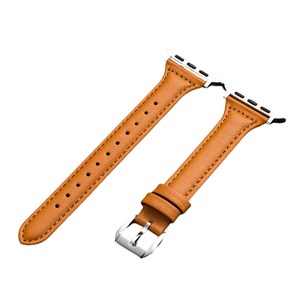 Nevenka Apple Watch Strap Microfiber Leather for iWatch Ultra Series 8 SE 7 6 5 4 3 2 1-LightBrown