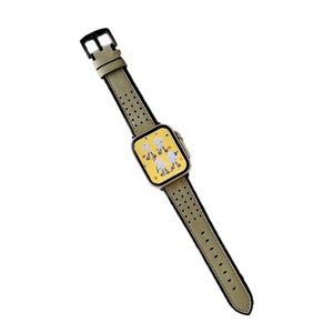 Nevenka Apple Watch Strap Oil Leather for iWatch Ultra Series 8 SE 7 6 5 4 3 2 1-Green