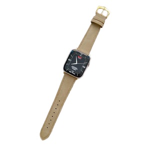 Nevenka Apple Watch Suede Leather Strap for iWatch Ultra Series 8 SE 7 6 5 4 3 2 1-Coffee