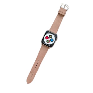 Nevenka Apple Watch Suede Leather Strap for iWatch Ultra Series 8 SE 7 6 5 4 3 2 1-LightPink