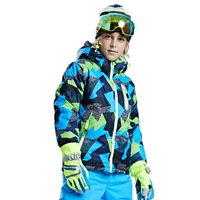 Nevenka Boys Girls Waterproof Ski Jacket Fleece Lined Warm Winter Coat with Detachable Hood-25