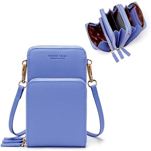 Nevenka Crossbody Phone Bag for Women Small Shoulder Bag Cell Phone Wallet Purses and Handbags with 14 Credit Card Slots-Blue