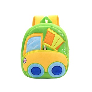 Nevenka Cute Toddler Backpack Plush Animal Cartoon Mini Travel Bag for Baby 2-6 Years-Bucket Truck