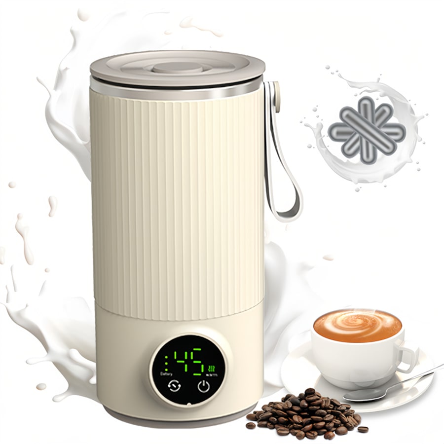 Nevenka Electric Milk Warmer Mixer Cordless Portable Fast Heating Keep Warm for Coffee