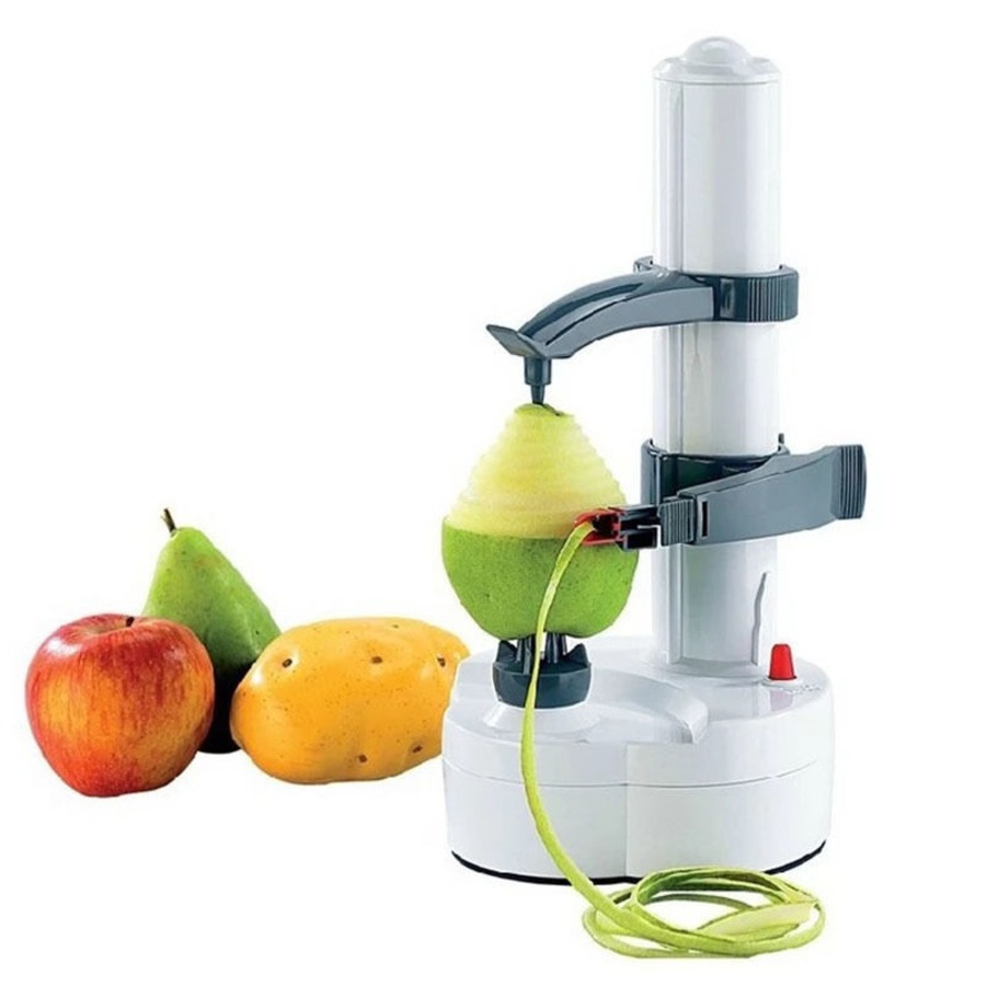 Nevenka Electric Potato Peeler Automatic Rotating Peeling Machine for Apples Mango-White