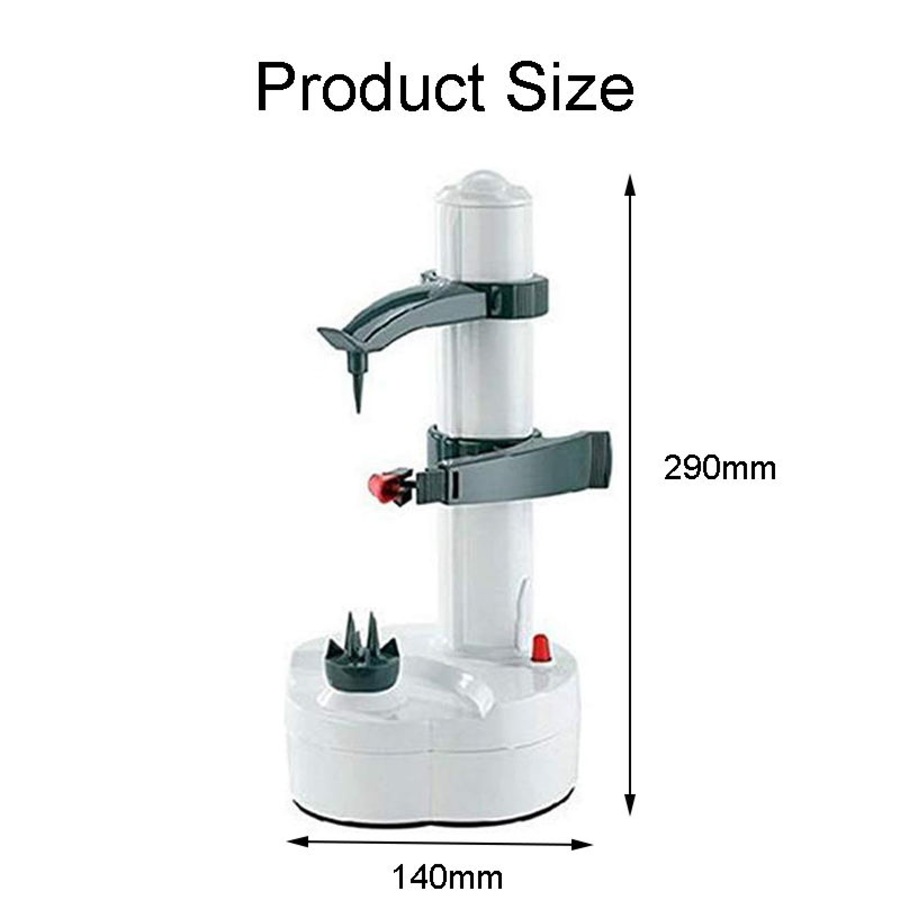 Nevenka Electric Potato Peeler Automatic Rotating Peeling Machine for Apples Mango-White