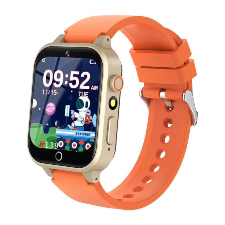 Nevenka Electronic Smart Watch 26 Games HD Touchscreen Educational Toy for Kids Age 3 to 12-Orange