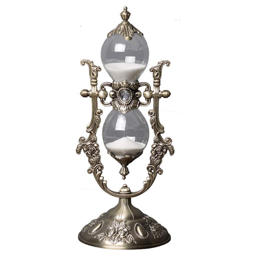 Nevenka Embossed Hourglass Timer 15 Minutes Used for Cooking and Decoration