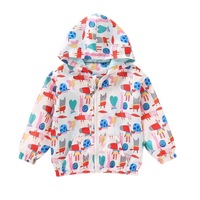 Nevenka Girls Rain Jackets Lightweight Hooded Cotton Raincoats Windbreakers for Kids-WhiteSnail