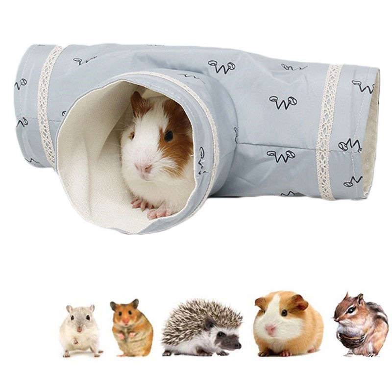 Buy Nevenka Guinea Pig Tunnels and Tubes Collapsible 3 Way HideoutBlue