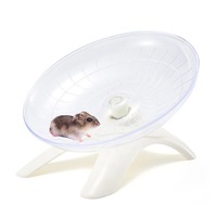 Nevenka Hamster Silent Running Exercise Wheel Small Pet Toy-White