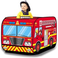 Nevenka Kids Pop Up Play Tent Foldable for Indoor and Outdoor-Fire Truck