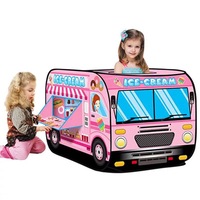 Nevenka Kids Pop Up Play Tent Foldable for Indoor and Outdoor-IceCream Truck