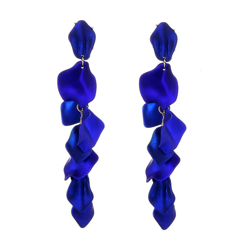 Blue earrings store for women