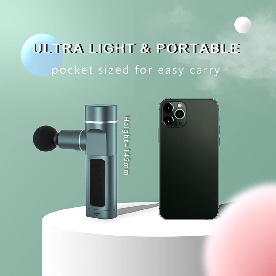 Nevenka Muscle Massage Gun Super Quiet with 4 Heads & 2 Modes for Pain Relief