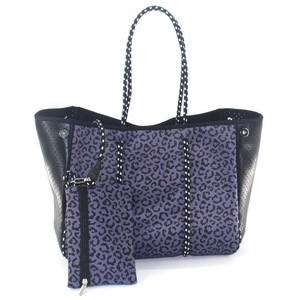 Nevenka Neoprene Tote Bag with Small Zipper Bag for Women Beach Traveling-14