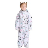 Nevenka One Piece Ski Suits Jackets Waterproof Winter Warm Jumpsuits for Kids-50802