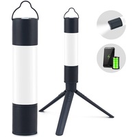 Nevenka Outdoor LED Camping Lantern Flashlight Rechargeable with USB Cable and Tripod