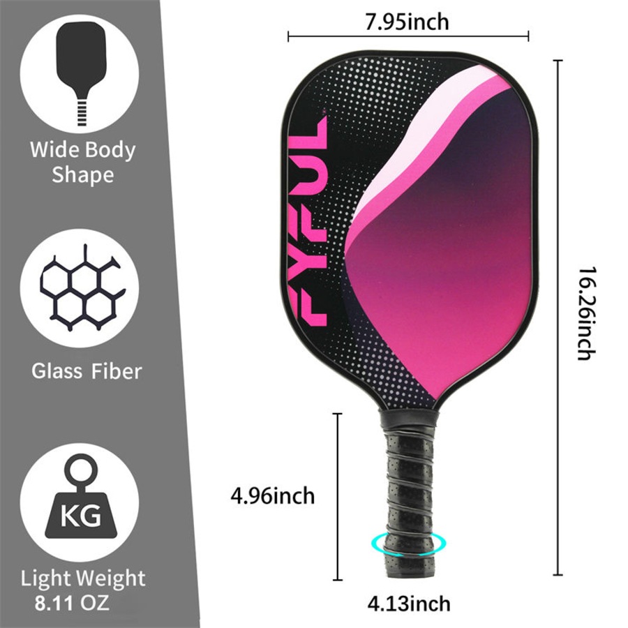 Nevenka Pickleball Paddles Mid-Weight Pink Pickleball Racket for Beginners or Pros