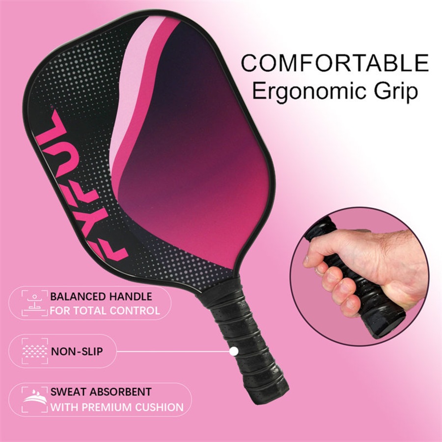 Nevenka Pickleball Paddles Mid-Weight Pink Pickleball Racket for Beginners or Pros