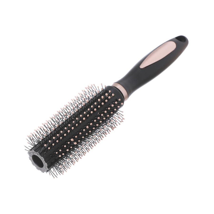 Nevenka Round Anti-Static Hair Brushes Nylon Bristle Pins Massage Brush Blow Dry Detangle Hairbrush Comb