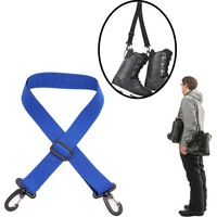 Nevenka Ski and Snowboard Boot Carrier Strap for Ice Skates Rollerblades-Blue