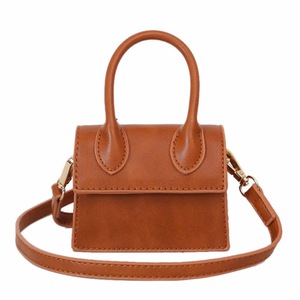 Nevenka Small Square Bag Women Simple Mini Messenger Bag-Brown