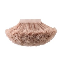 Nevenka Toddler Girls Layered Tutu Skirt Solid Color Mesh Princess Ballet Dance Dress-NaiCha