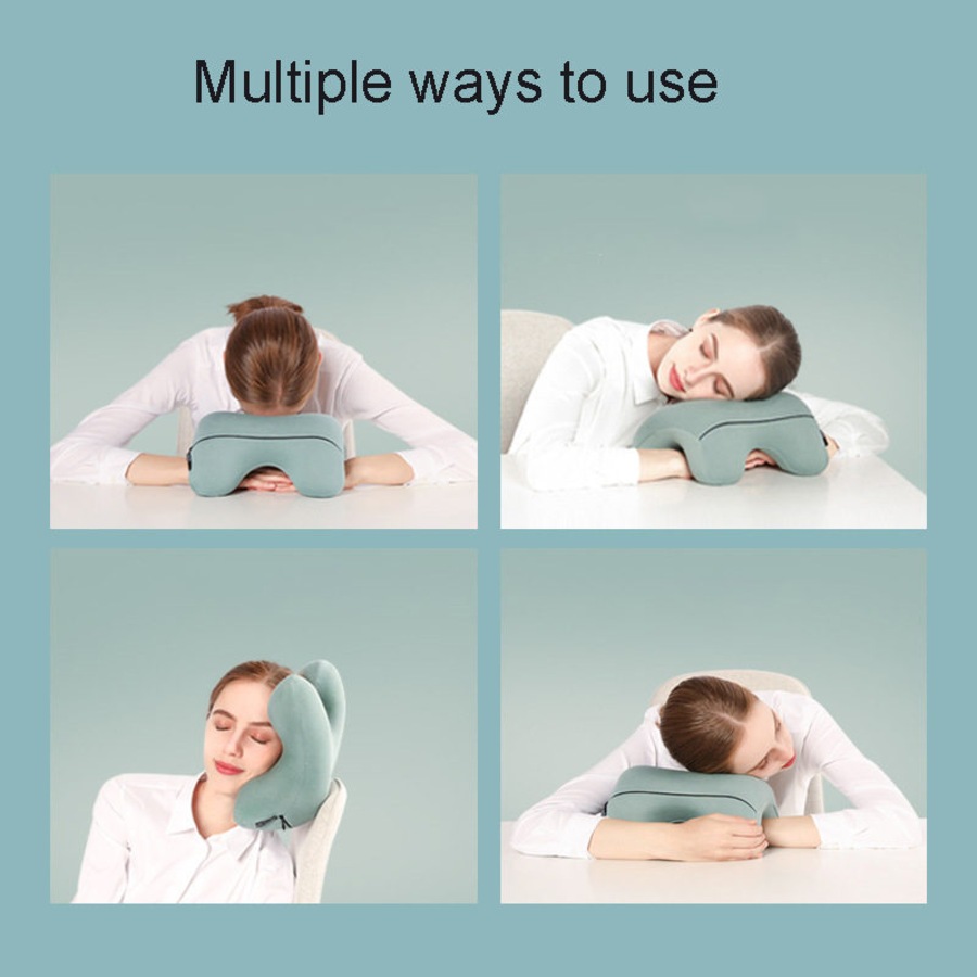 Buy Nevenka Travel Pillow Arched Reversible Memory Foam for Sleeping on ...