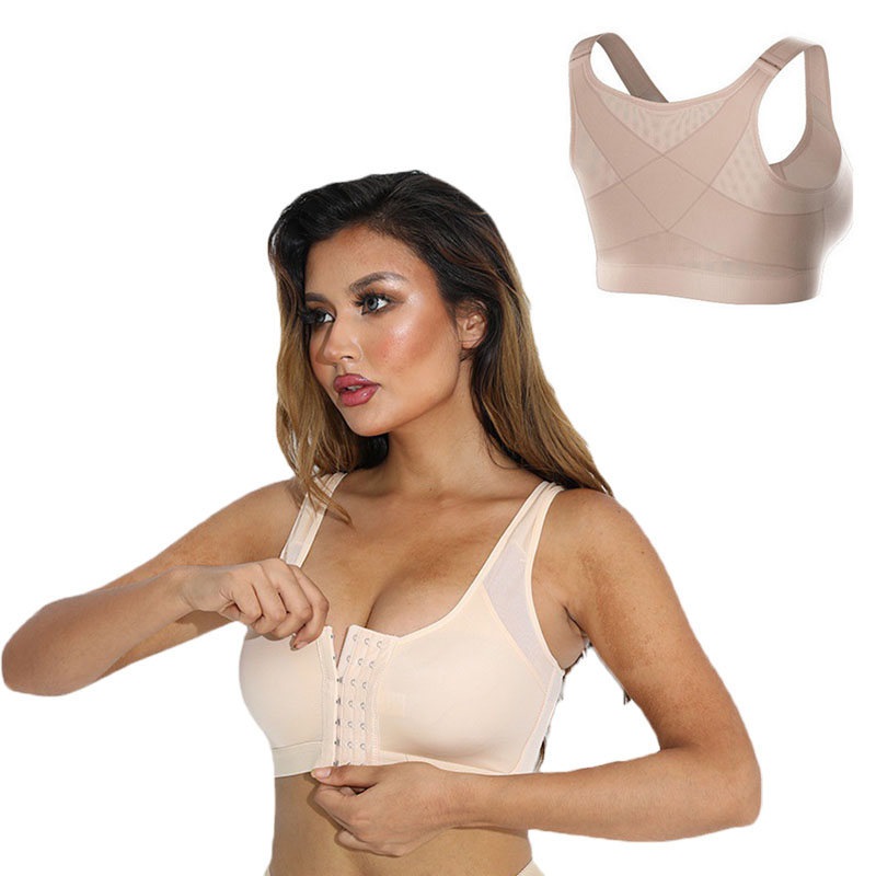 Buy Nevenka Wireless Sports Bra Front Adjustable Closure Crop Shapewear
