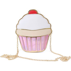 Nevenka Womens Creative Food Style Shoulder Messenger Bag-Cake