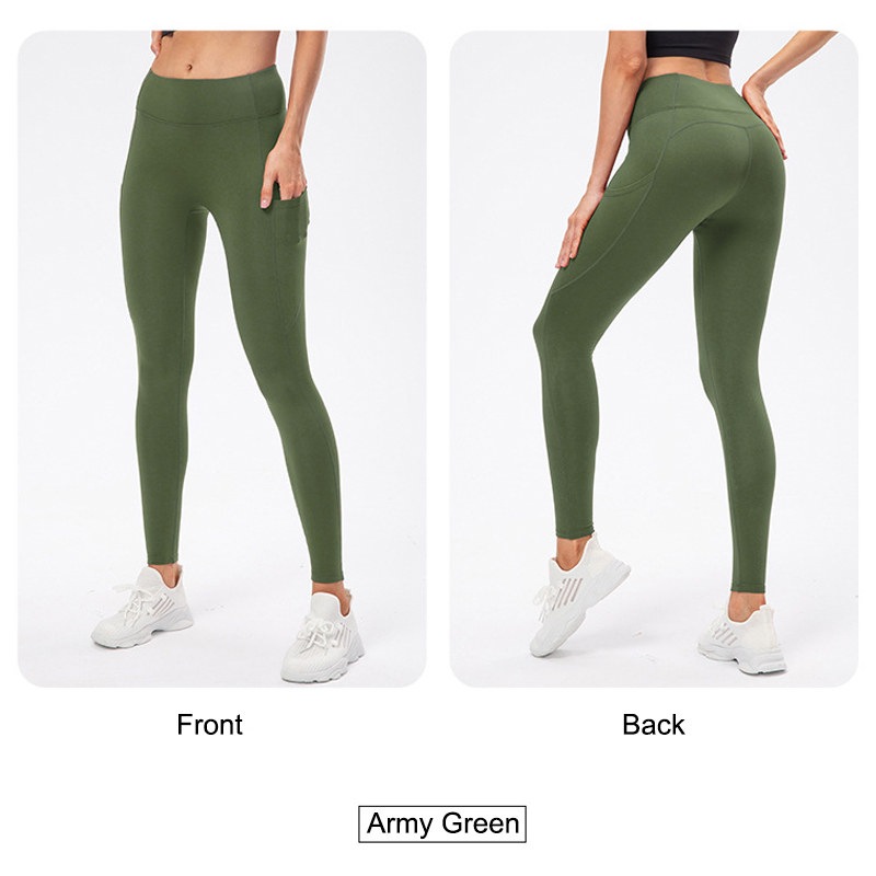 Green 2025 fleece leggings