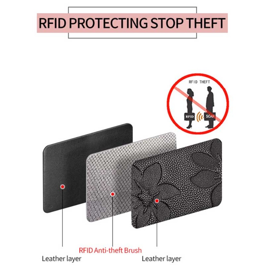 Nevenka Womens Leather Wallet Embossed Double Zipper Wallet-Red