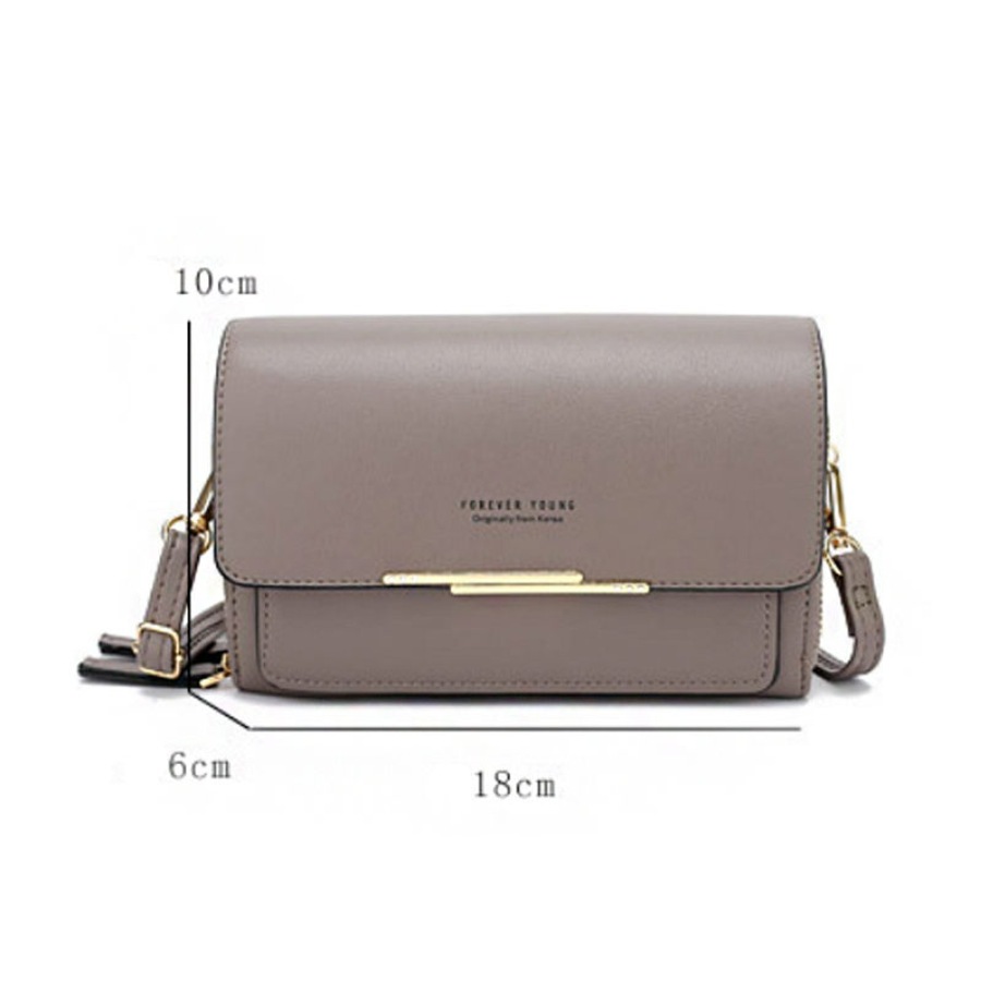 Nevenka Womens Multiple Card Slots Crossbody Shoulder Bag Large Capacity Wallet-Black