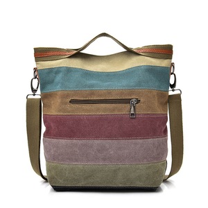 Nevenka Womens Shoulder Bags Canvas Multi-Color Casual Messenger Bag