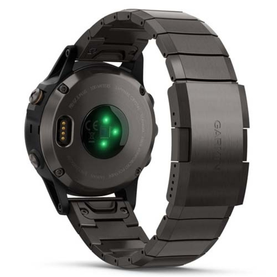 Garmin Fenix 5 Plus Sapphire - Grey with Titanium Band