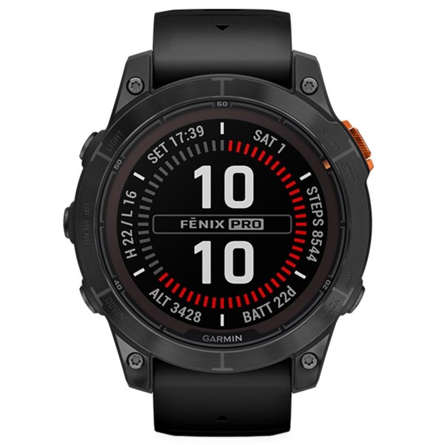 Garmin Fenix 7 Pro Solar GPS Watch w/ Black Band