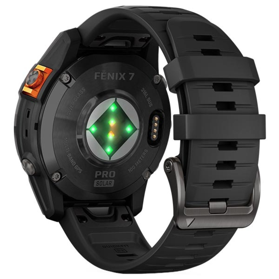 Garmin Fenix 7 Pro Solar GPS Watch w/ Black Band