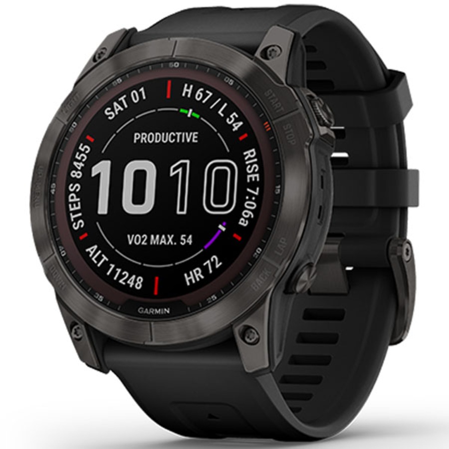 Garmin Fenix 7X Sapphire Solar Carbon Gray