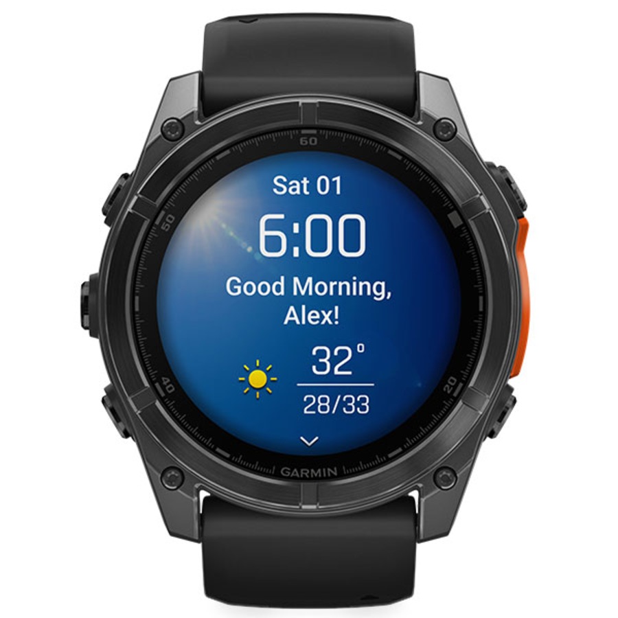 Garmin Fenix 8 Watch - Slate Grey w Black 51mm
