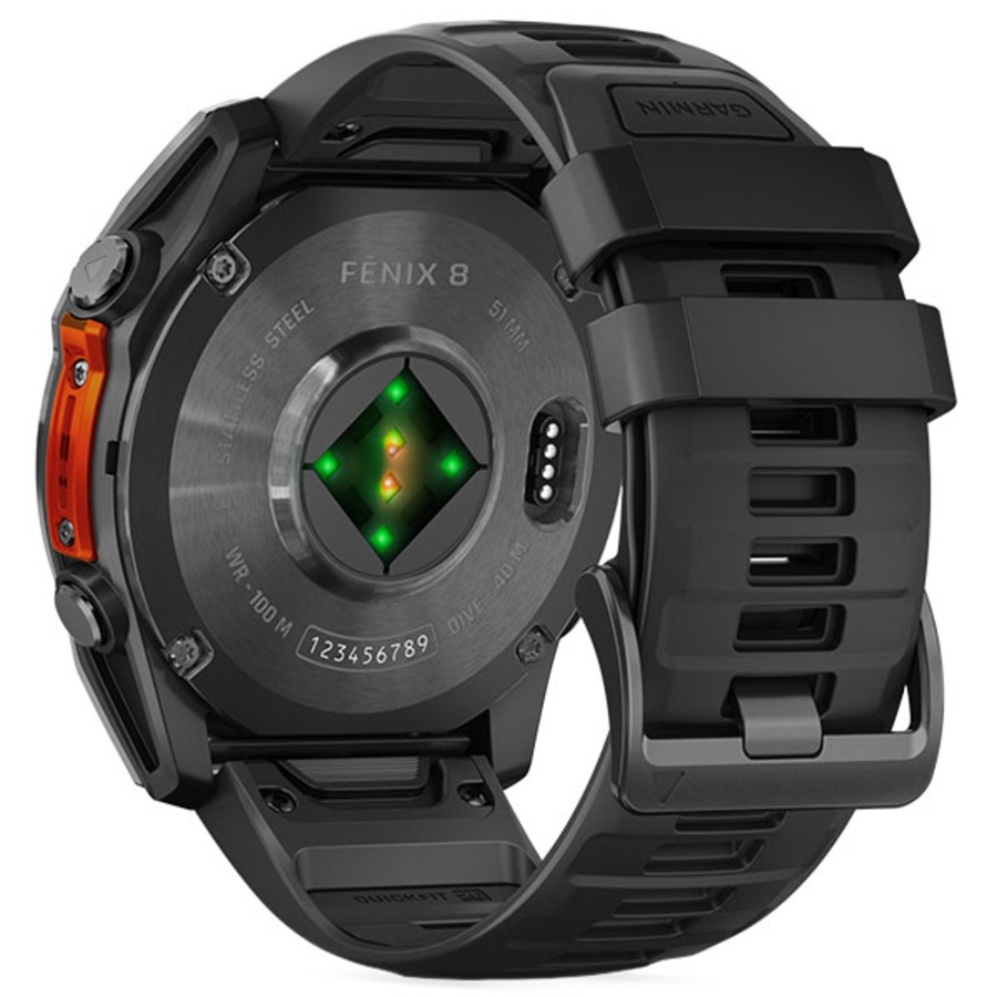 Garmin Fenix 8 Watch - Slate Grey w Black 51mm